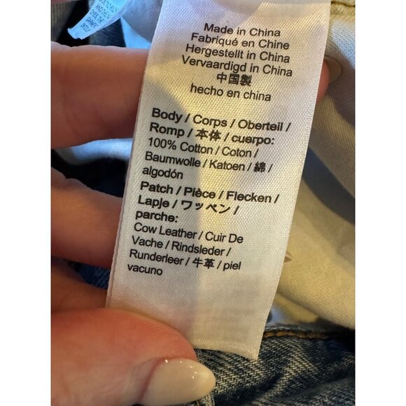 J Crew Jeans Women 24 Petite Blue Medium Wash Distressed Slouchy Boyfriend - Picture 11 of 13